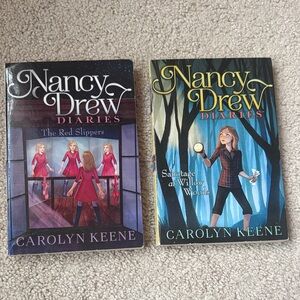 Nancy Drew Diaries Book Lot — The Red Slippers & Sabotage at Willow Woods